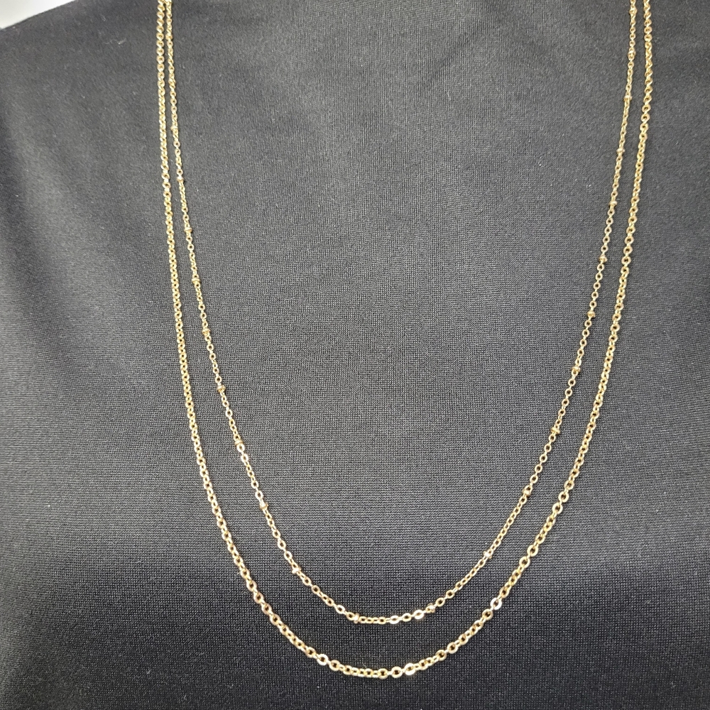 Double chain necklace 29/30